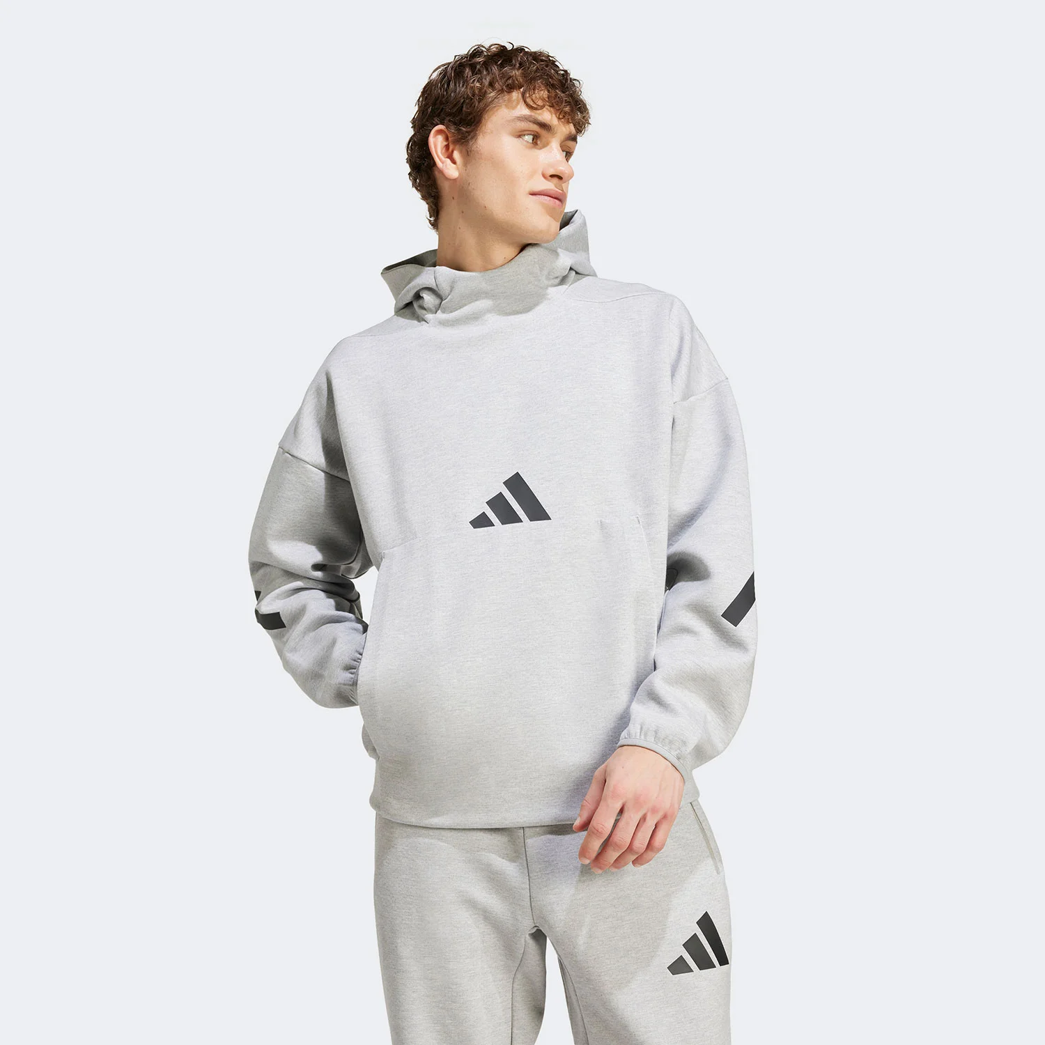 Φωτογραφία προϊόντος: ADIDAS PERFORMANCE ADIDAS Z.N.E. HOODIE ΓΚΡΙ