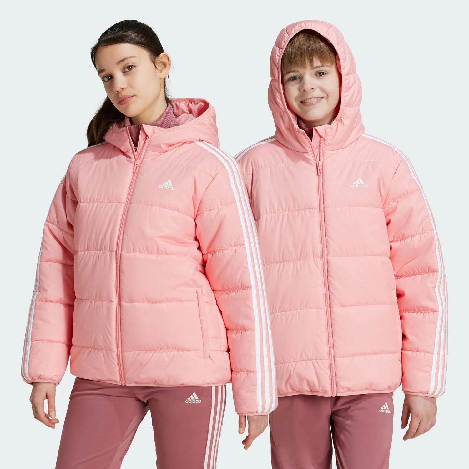 Φωτογραφία προϊόντος: ADIDAS PERFORMANCE ADIDAS KIDS ESSENTIALS 3-STRIPES PADDED JACKET ΡΟΖ