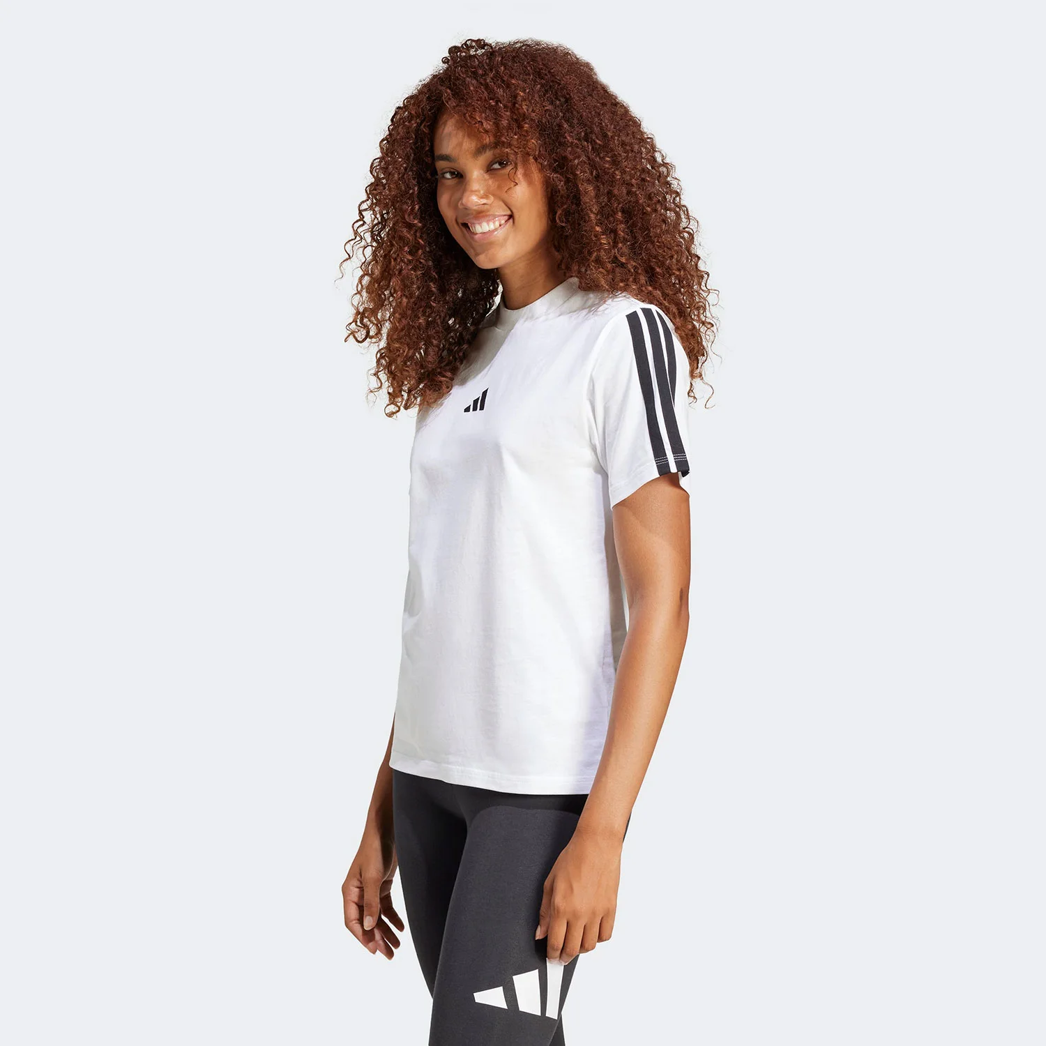 Φωτογραφία προϊόντος: ADIDAS PERFORMANCE ADIDAS ESSENTIALS 3-STRIPES COTTON T-SHIRT ΑΣΠΡΟ
