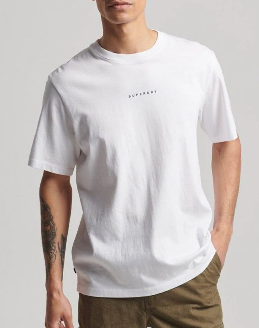 Φωτογραφία προϊόντος: SUPERDRY ADLTS D4 SDCD CODE SURPLUS LOGO TEE #ffffff
