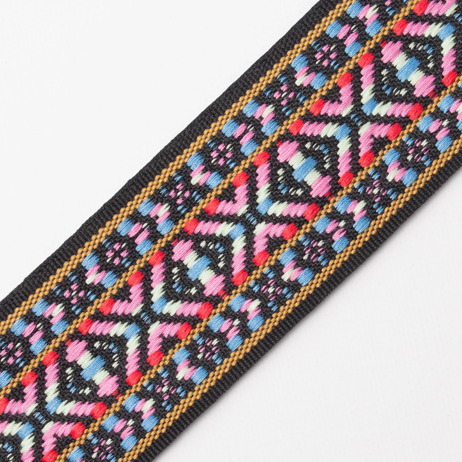 Φωτογραφία προϊόντος: Ribbon Fantasy Woven Black - Olive - Light Blue - Pink - Ecru - Red 5 Cm