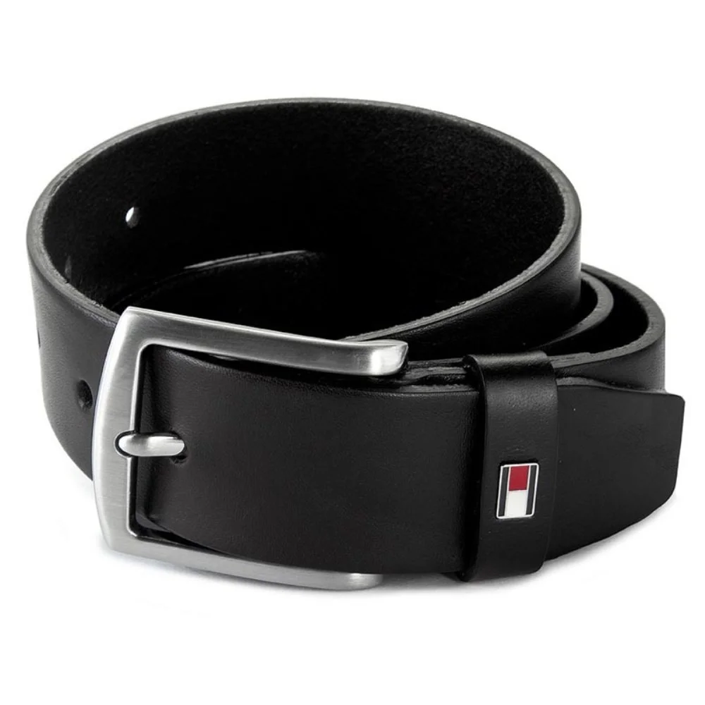 Φωτογραφία προϊόντος: TOMMY HILFIGER TOMMY NEW DENTON BELT BLACK 3.5