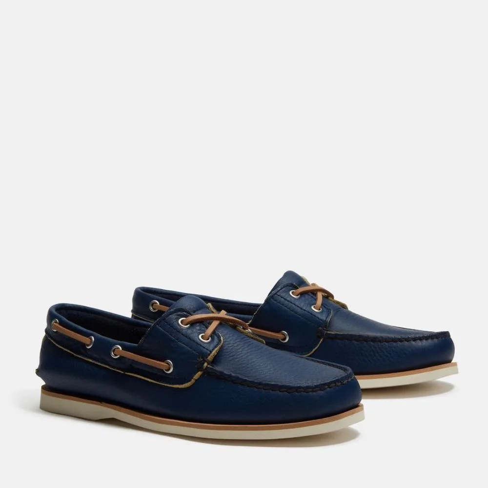 Φωτογραφία προϊόντος: TIMBERLAND MEN S 2EYEBOAT SHOES DARK BLUE- FULL GRAIN