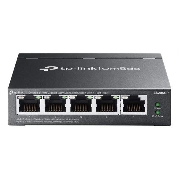 Φωτογραφία προϊόντος: TP-LINK Switch Omada ES205GP 5xGBit 4xPoE+ Managed