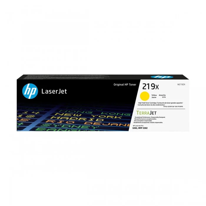 Φωτογραφία προϊόντος: Hewlett Packard HP 219X High Yield Yellow Original LaserJet Toner Cartridge