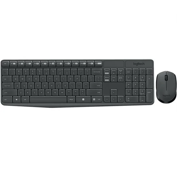 Φωτογραφία προϊόντος: Logitech Desktop MK235 Wireless [DE] dark grey