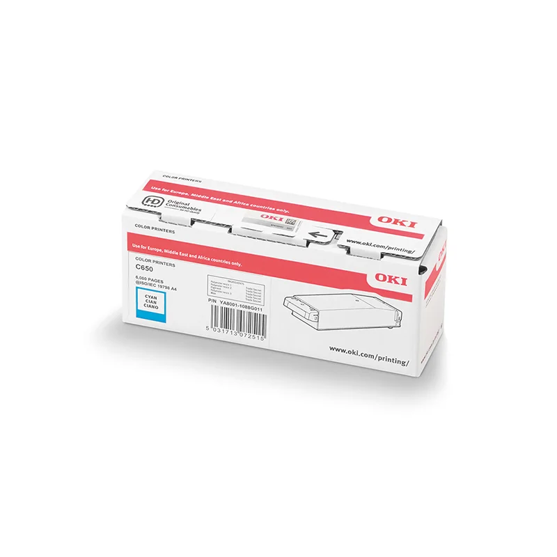 Φωτογραφία προϊόντος: OKI TONER CYAN C650 (6K)