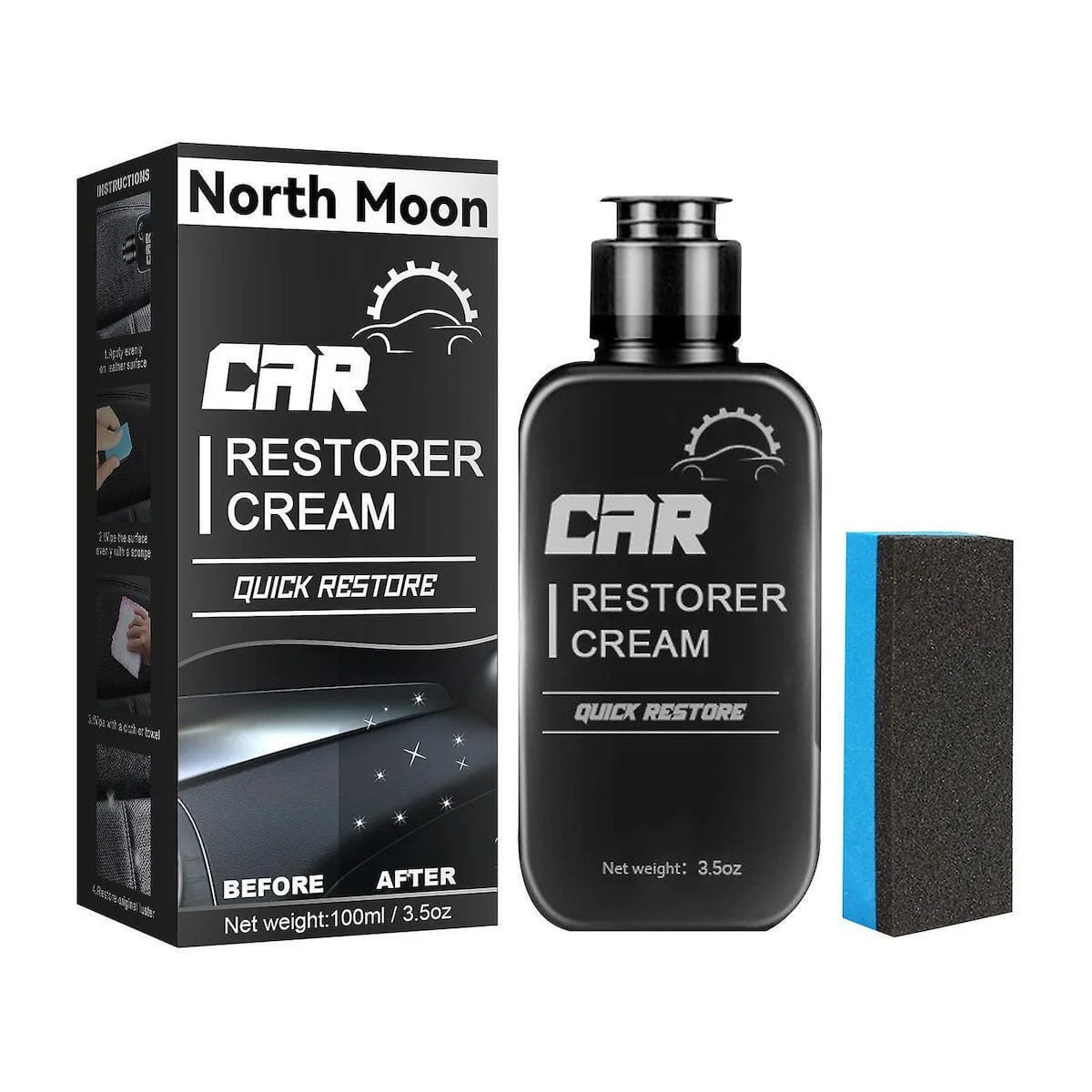Φωτογραφία προϊόντος: 100ml Auto Leather+plastic Refurbishment Paste-car Restorer Cream Quick