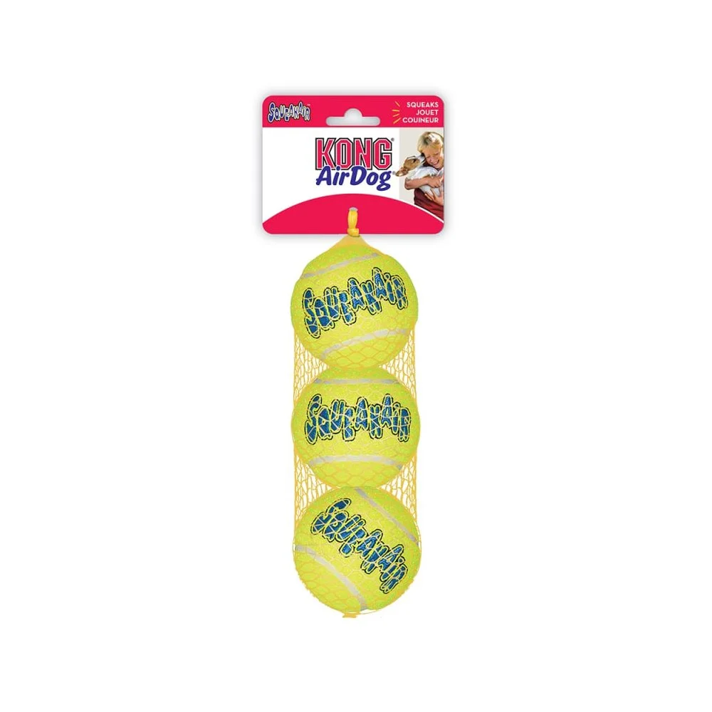 Φωτογραφία προϊόντος: Kong Air Squeaker Tennis Ball Μedium 3τμχ