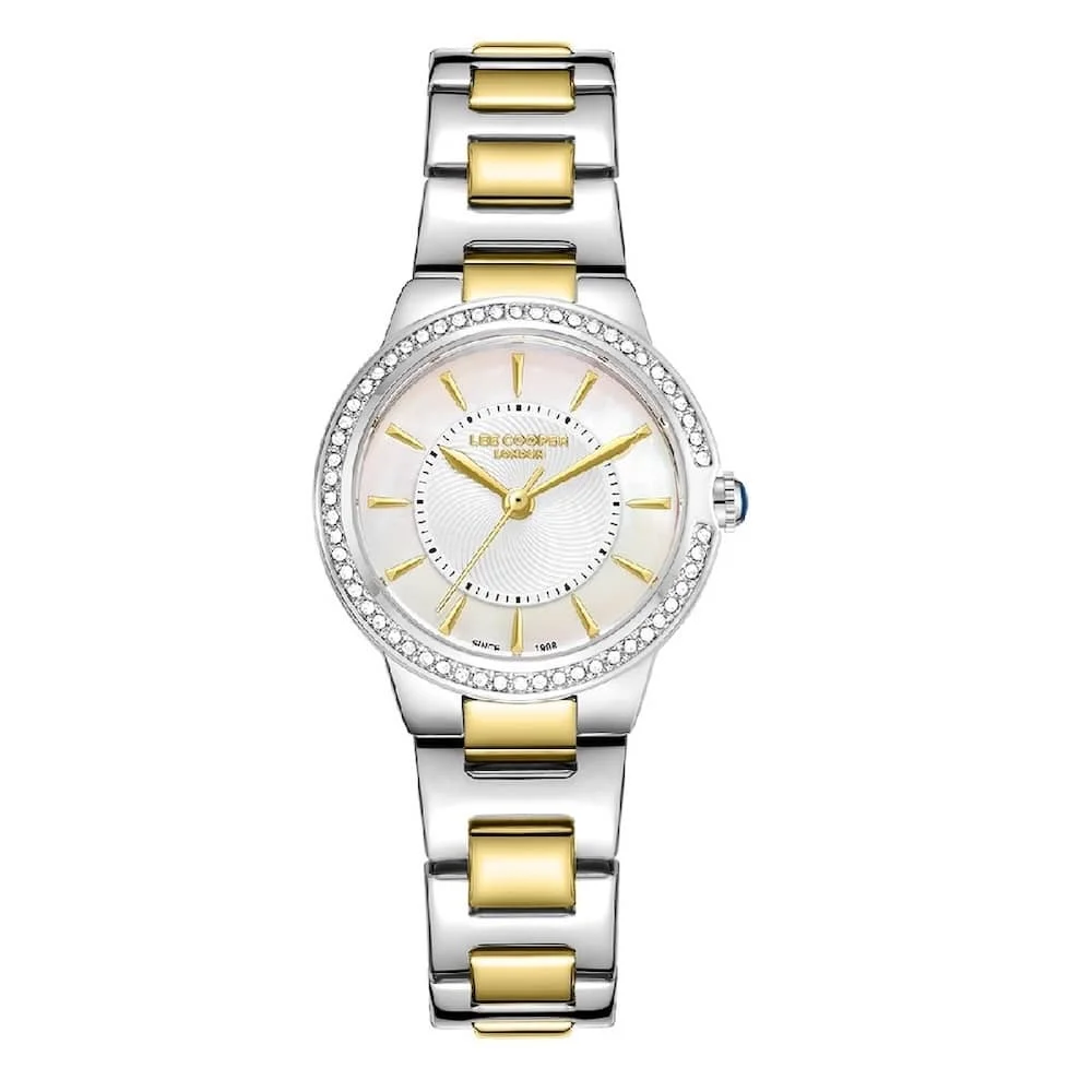 Φωτογραφία προϊόντος: Lee Cooper Watches Lee Cooper 8295 Women's Watch Gold / Silver Metallic Bracelet LC08295.220