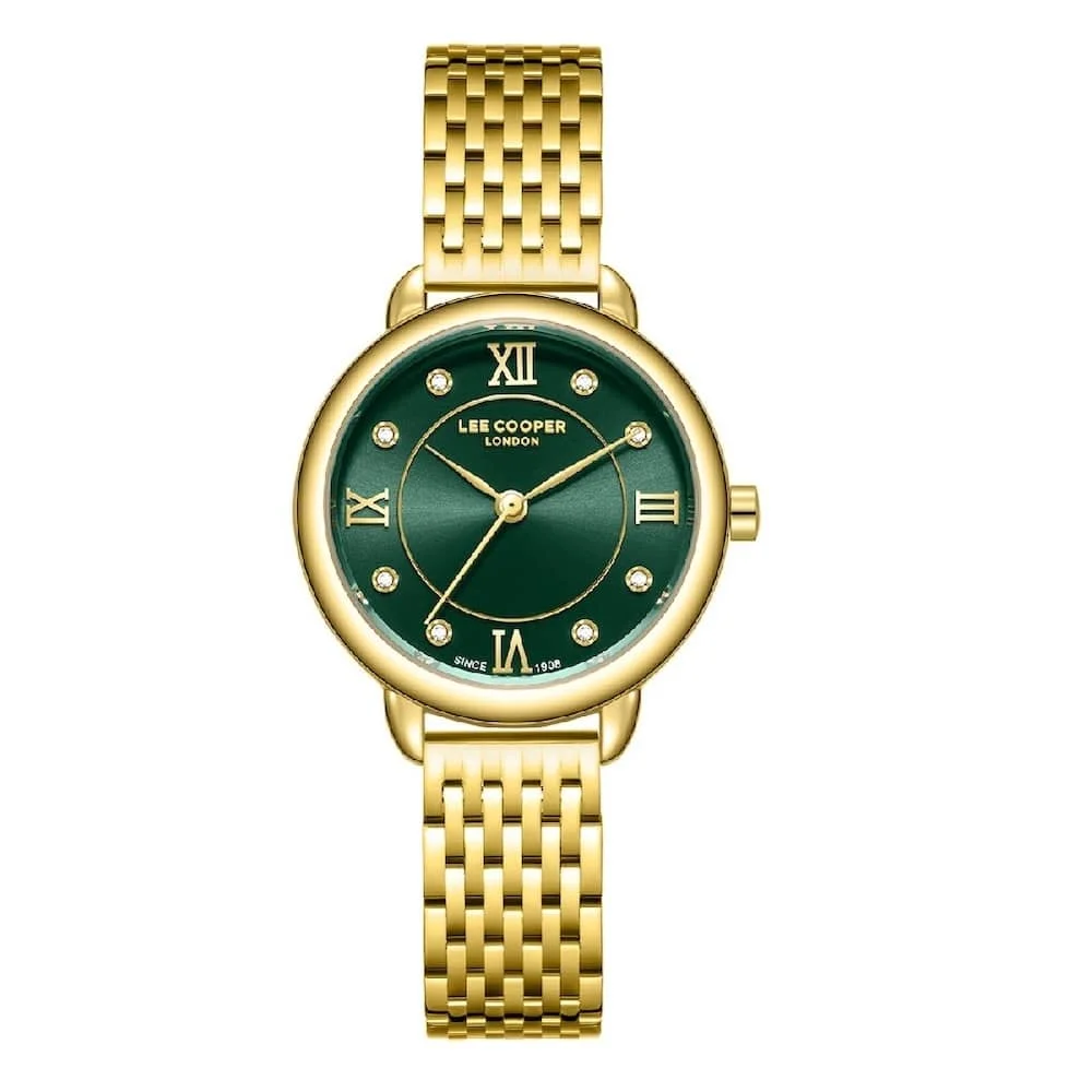 Φωτογραφία προϊόντος: Lee Cooper Watches Lee Cooper 8287 Women's Watch Gold Metallic Bracelet LC08287.170
