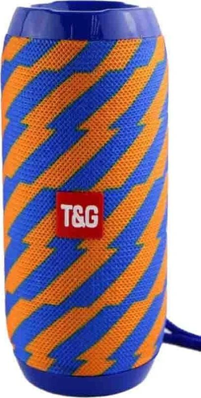 Φωτογραφία προϊόντος: T+G TG-117 Ηχείο Bluetooth 5W με Ραδιόφωνο και Διάρκεια Μπαταρίας έως 4 ώρες Blue/Orange