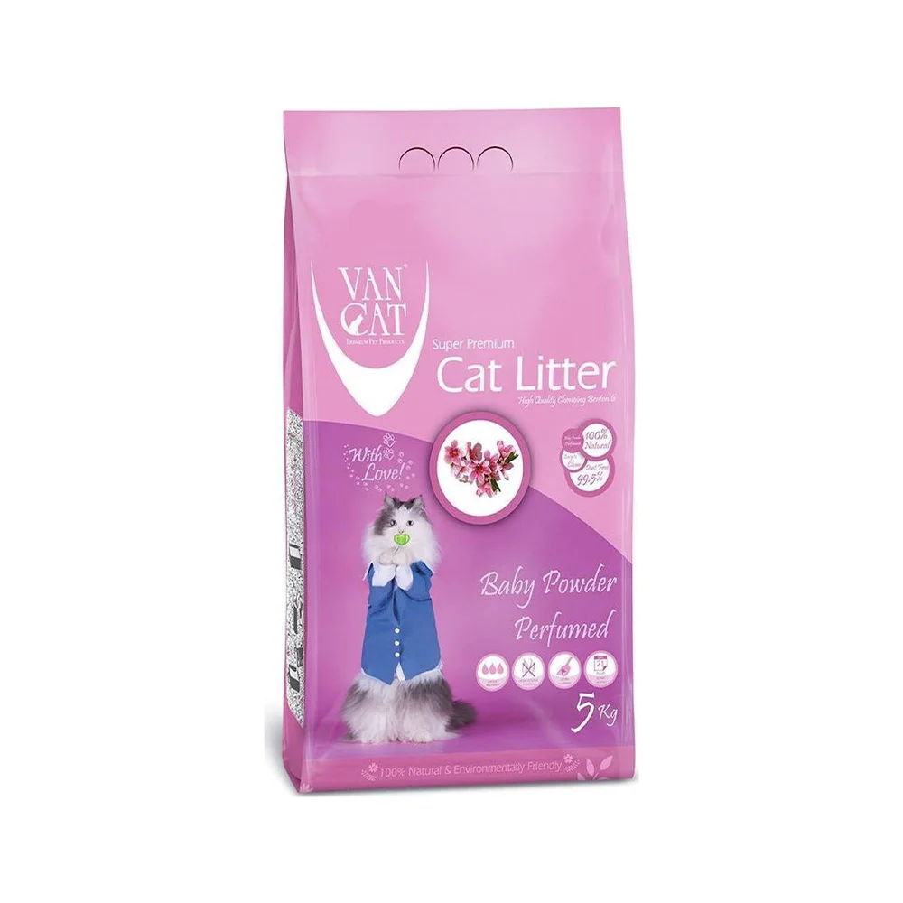 Φωτογραφία προϊόντος: Van Cat Baby Powder Άμμος Γάτας Clumping 5kg