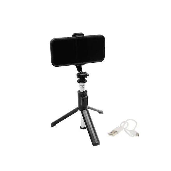 Φωτογραφία προϊόντος: Selfie Stick Τρίποδο Κινητού με Bluetooth Μαύρο (SELFIE-03)