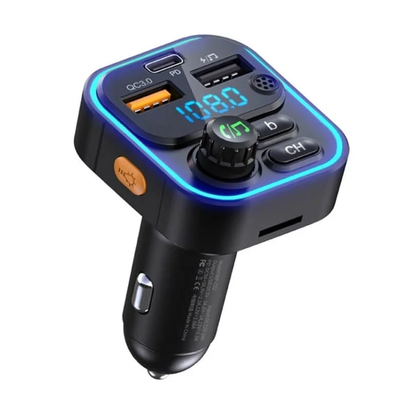 Φωτογραφία προϊόντος: FM Transmitter Αυτοκινήτου με Bluetooth / USB KSC-1065