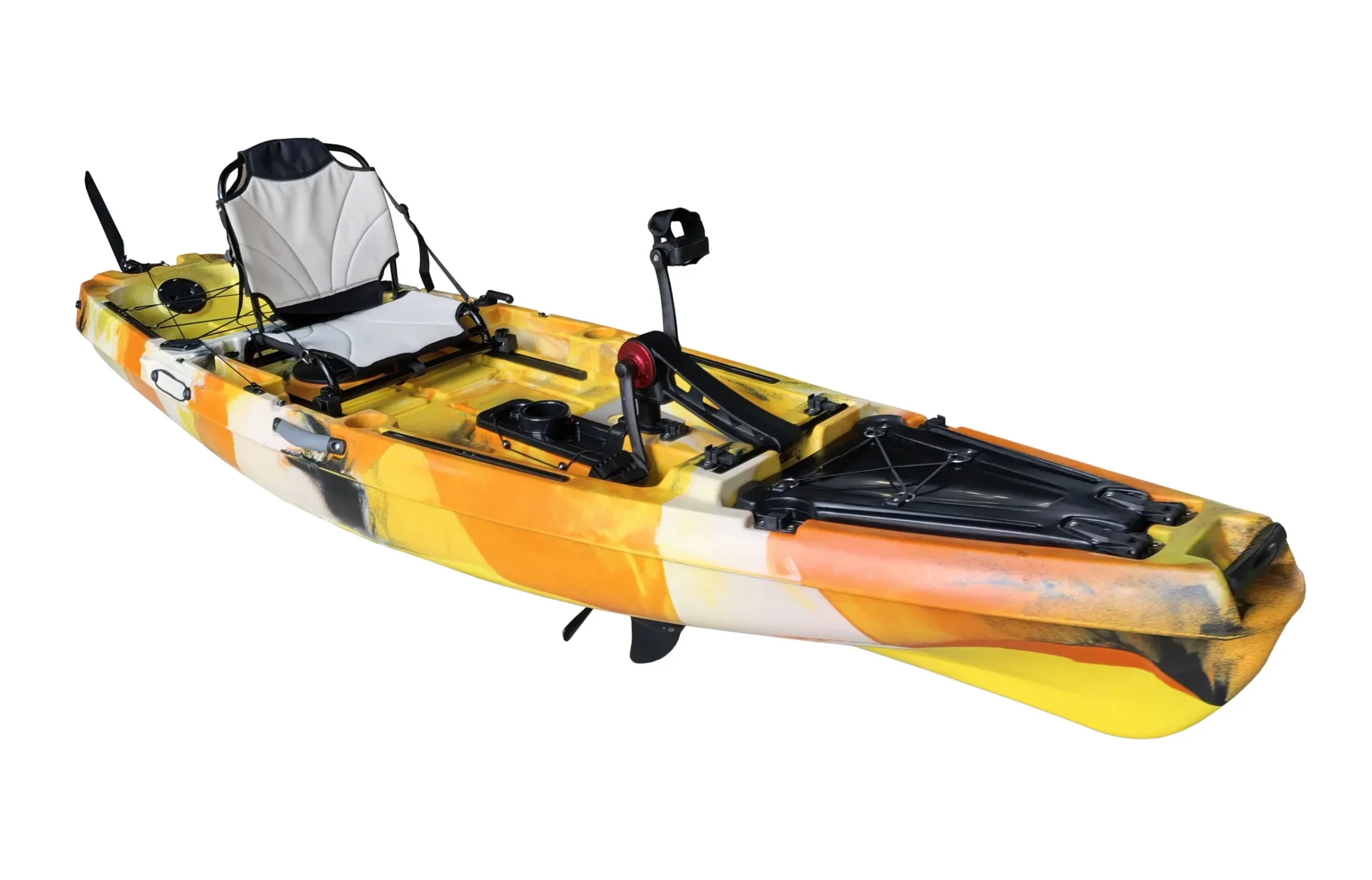 Φωτογραφία προϊόντος: CARIBBEAN SEA KAYAKS 10’4″ ΠΟΡΤΟΚΑΛΙ CAMO ΣΚΛΗΡΟ ΠΟΔΗΛΑΤΙΚΟ HDPE KAYAK ΜΕ ΠΡΟΠΕΛΑ