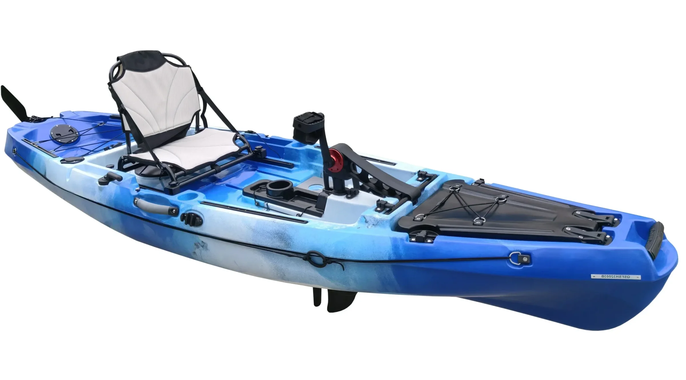 Φωτογραφία προϊόντος: CARIBBEAN SEA KAYAKS 10’4″ ΜΠΛΕ CAMO ΣΚΛΗΡΟ ΠΟΔΗΛΑΤΙΚΟ HDPE KAYAK ΜΕ ΠΡΟΠΕΛΑ