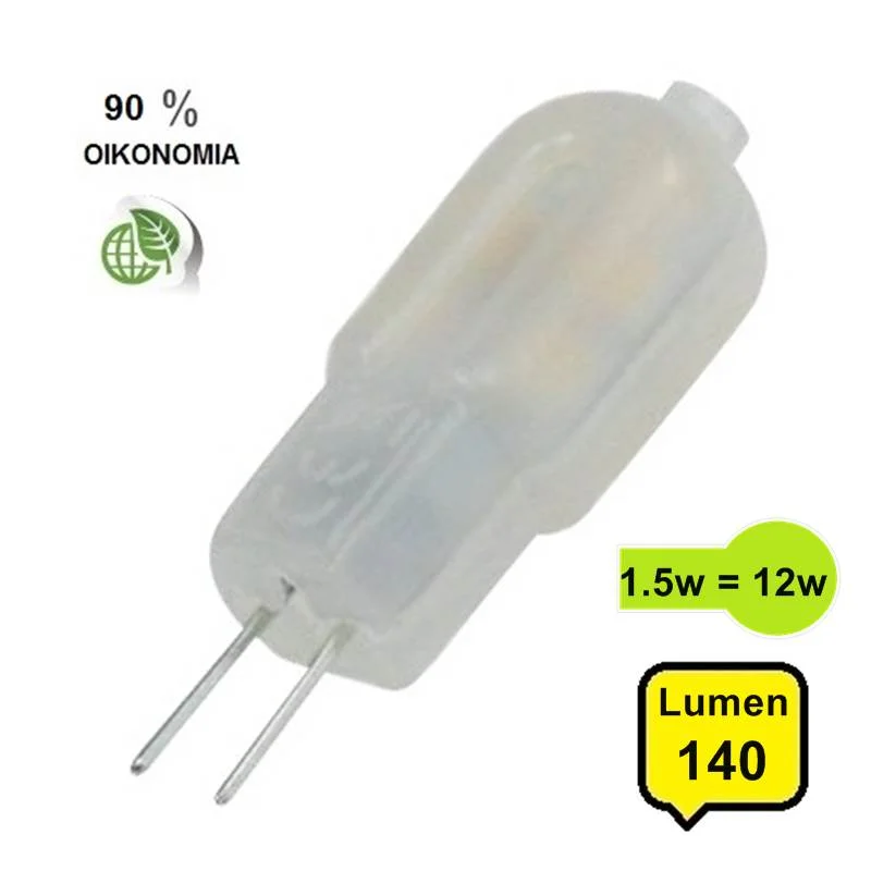 Φωτογραφία προϊόντος: RED POINT Λάμπα Led G4 1.5w 12 volt 140 Lum.Λευκό Φώς 6000Κ
