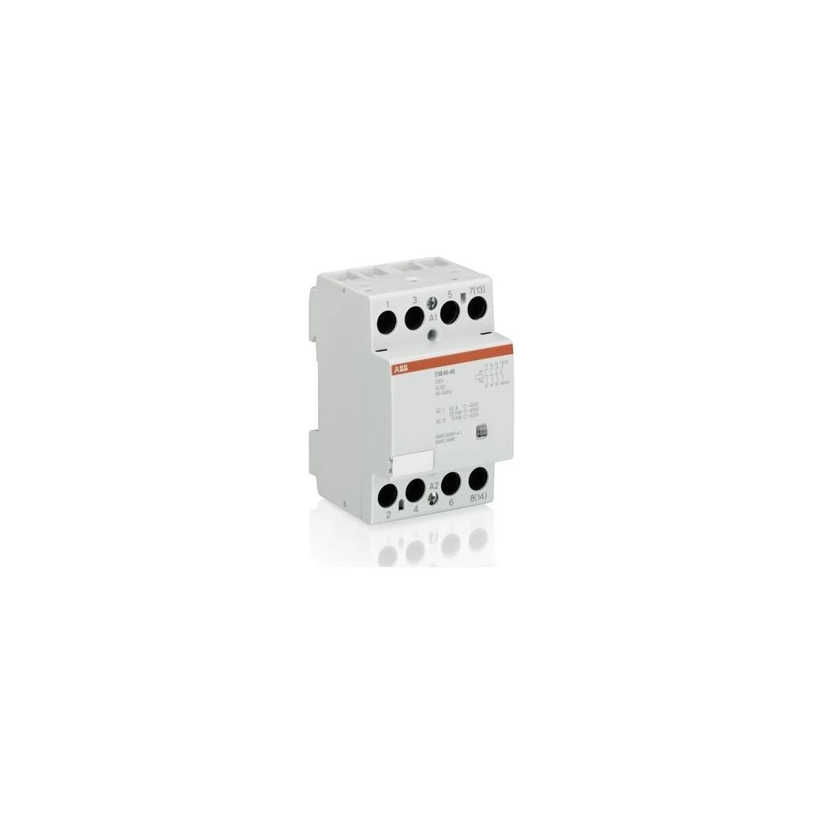 Φωτογραφία προϊόντος: Abb 230VAC/DC 4NO Esb40-40N Ρελέ Ράγας Ισχύος 40A Τετραπολικό με Τάση 230V 83126