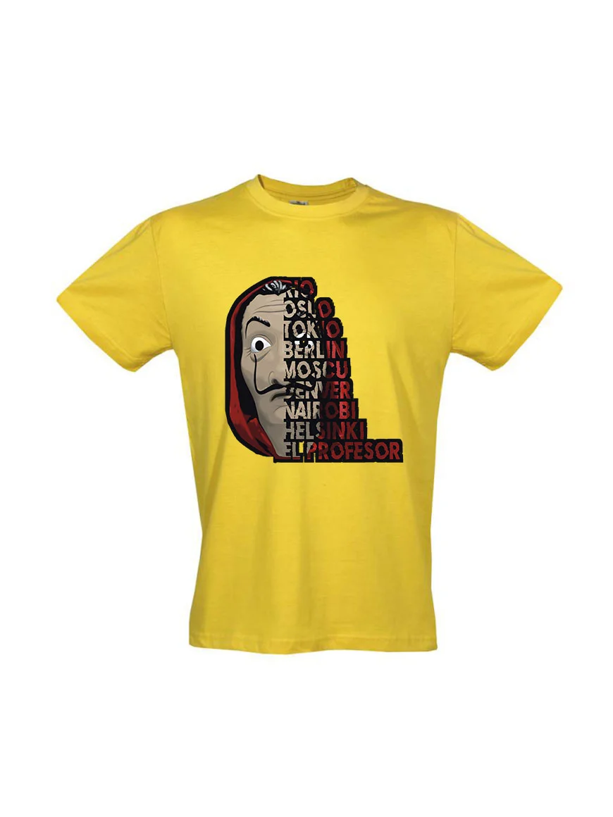 Φωτογραφία προϊόντος: Casa De Papel T-shirt 302 YELLOW