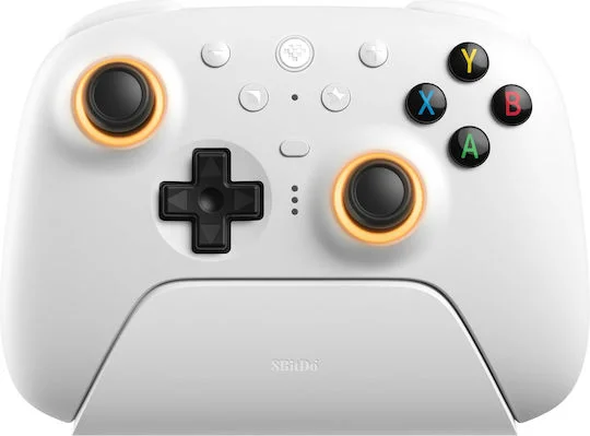Φωτογραφία προϊόντος: Wireless 2.4G/Bluetooth Gamepad 8BitDo Ultimate 2 with Charging Dock White Edition