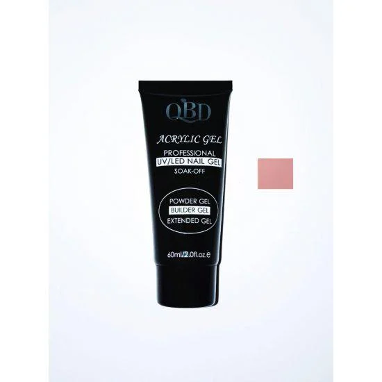 Φωτογραφία προϊόντος: GEL ΧΤΙΣΙΜΑΤΟΣ QBD ACRYLIC GEL UV/LED NAIL GEL – SOAK OFF Naked Pink 60ML 1333-06