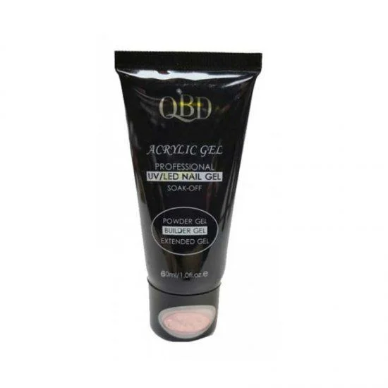 Φωτογραφία προϊόντος: GEL ΧΤΙΣΙΜΑΤΟΣ QBD ACRYLIC GEL UV/LED NAIL GEL - SOAK OFF BEGONIA 60 ML 1333-08