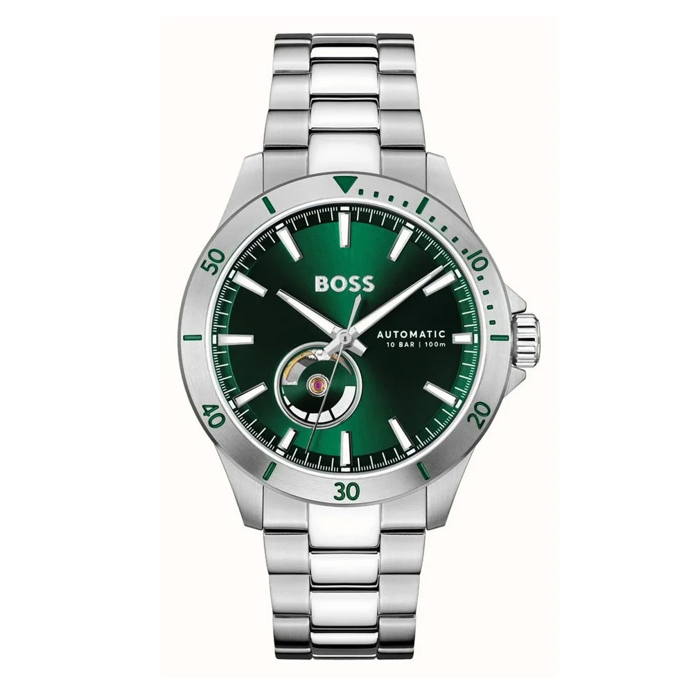 Φωτογραφία προϊόντος: BOSS Troper Automatic Silver Stainless Steel Bracelet 1514200