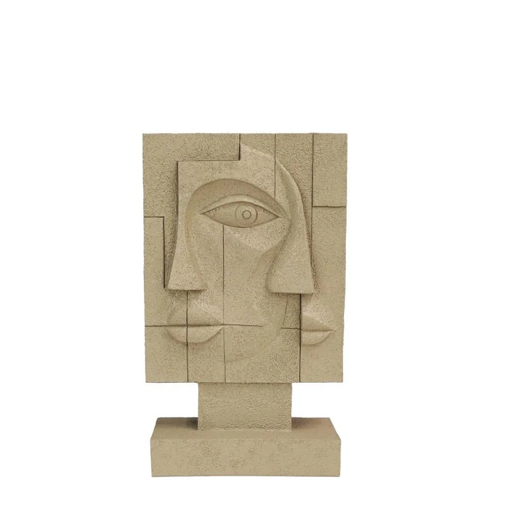 Φωτογραφία προϊόντος: ΦΙΓΟΥΡΑ ΓΕΩΜΕΤΡΙΚΗ CUBISM ΜΠΕΖ 16,3Χ7,3Χ27,2ΕΚ