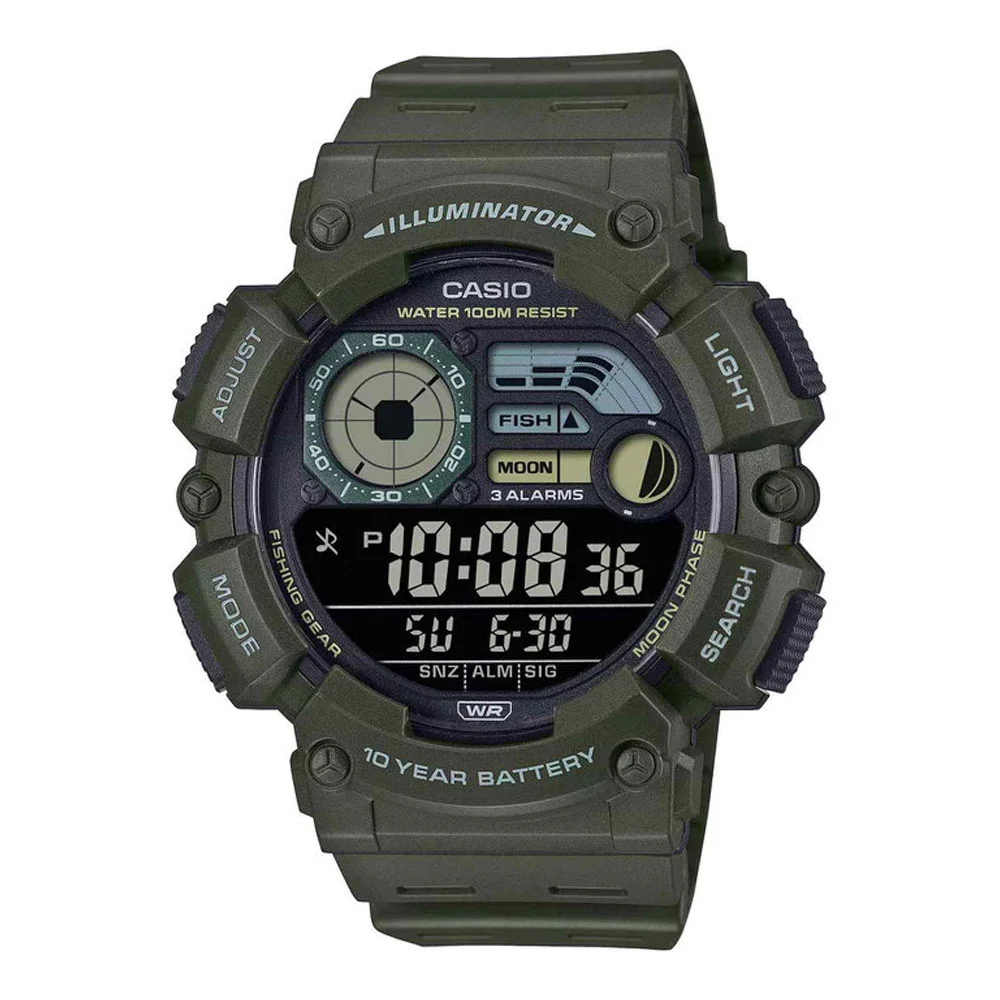 Φωτογραφία προϊόντος: CASIO Standard Rubber Strap WS-1500H-3BVEF