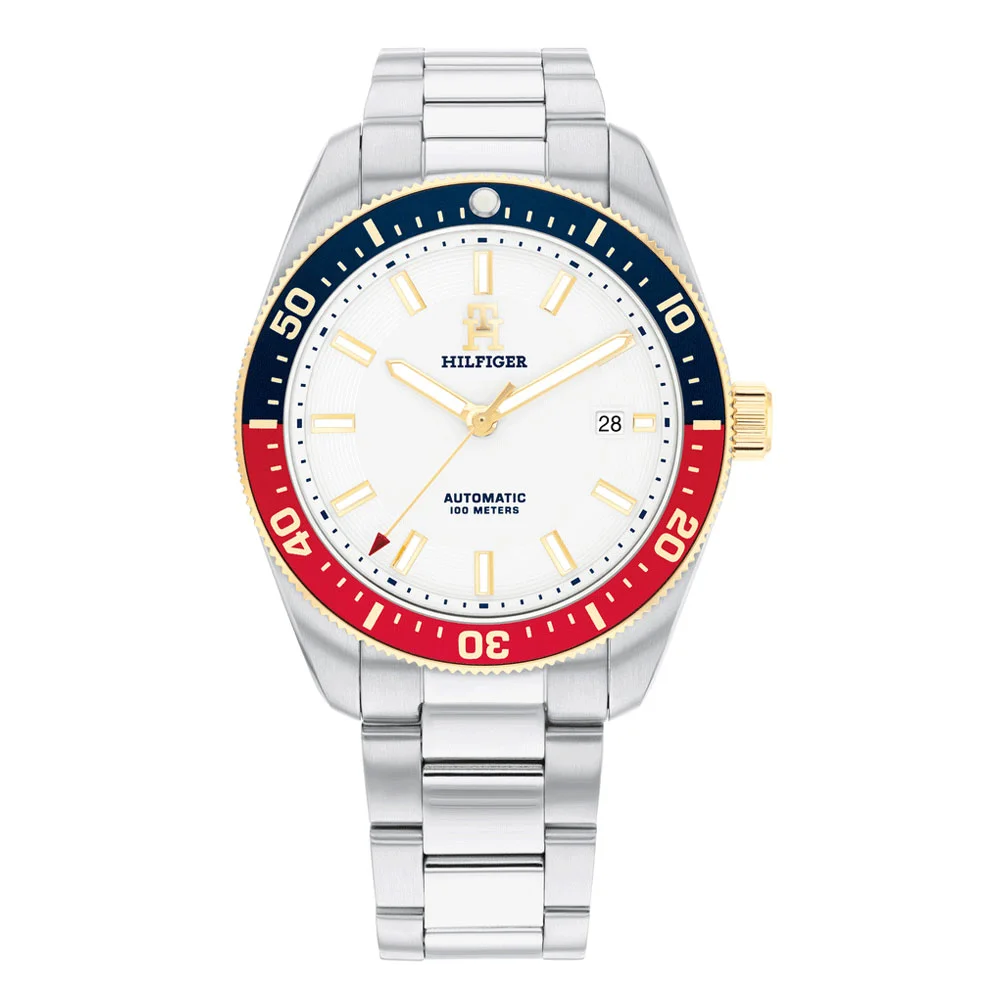 Φωτογραφία προϊόντος: TOMMY HILFIGER Lance Automatic Silver Stainless Steel Bracelet 1710551