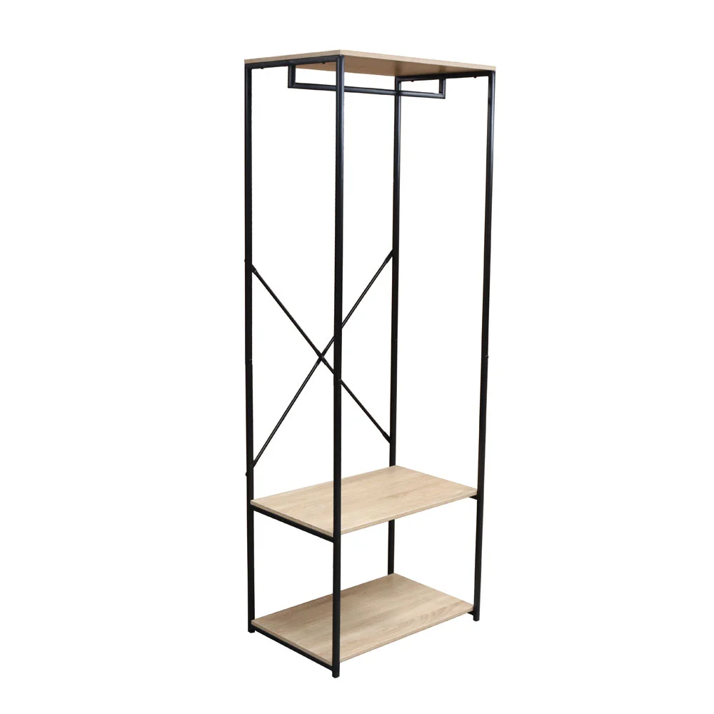 Φωτογραφία προϊόντος: LIBERTA FREE 60 ΝΤΟΥΛΑΠΑ SONOMA 60x40x167cm - ΜΟΡΙΟΣΑΝΙΔΑ ΜΕ ΕΠΕΝΔΥΣΗ ΜΕΛΑΜΙΝΗΣ CARTA - ΜΕΤΑΛΛΟ - 60Μx40Πx167Υ