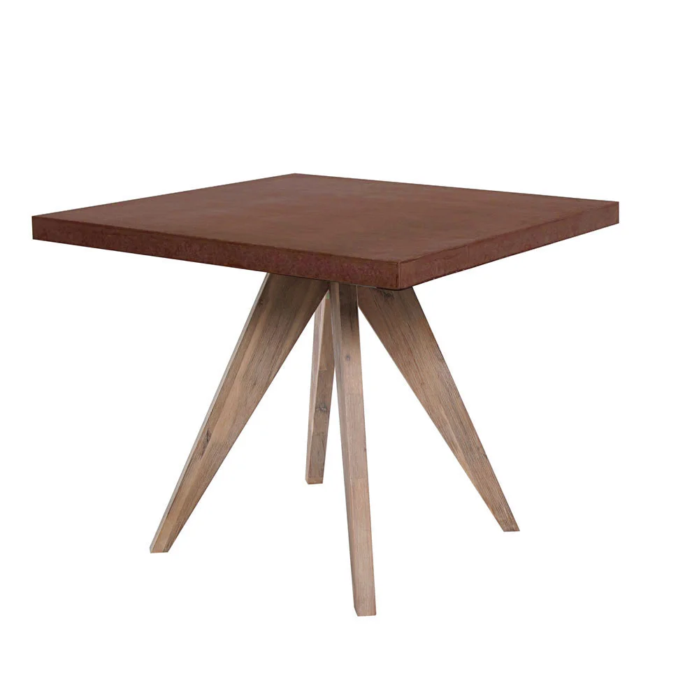 Φωτογραφία προϊόντος: LIBERTA POMPEI ΤΡΑΠΕΖΙ RUST RED 90x90x74.5
