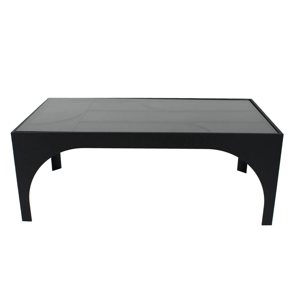 Φωτογραφία προϊόντος: LIBERTA ARCHES COFFEE TABLE ΜΑΥΡΟ ΜΑΤ 100x55x38