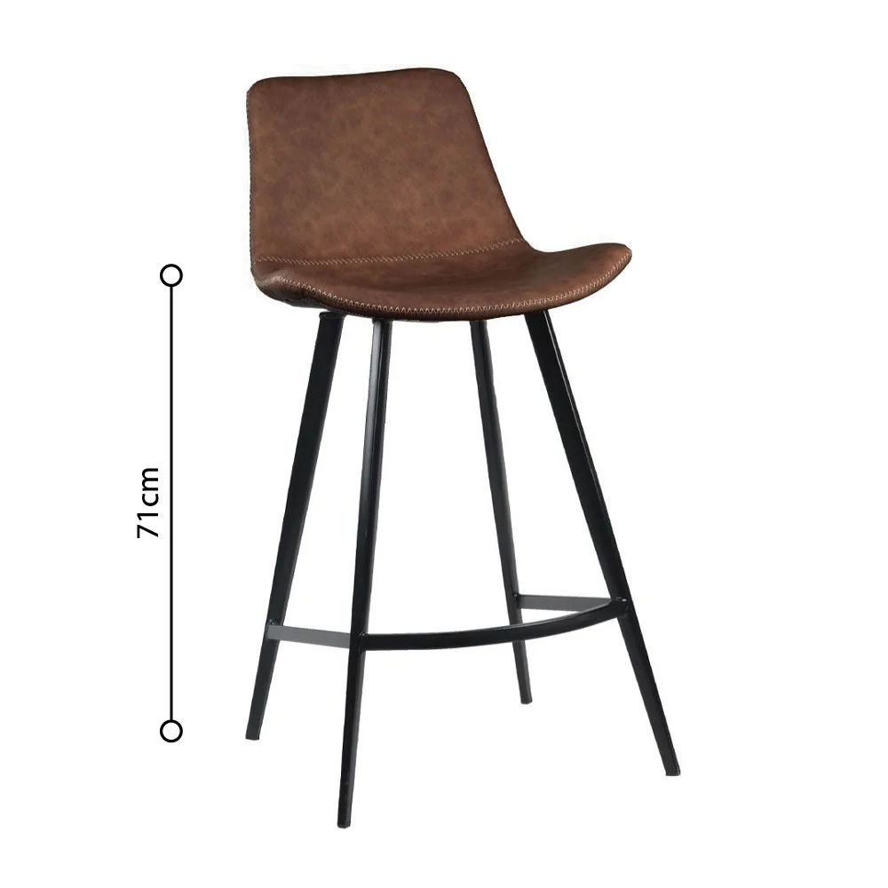 Φωτογραφία προϊόντος: LIBERTA STITCHED ΣΚΑΜΠΟ BAR TABAC 46.5x50.5x91.5
