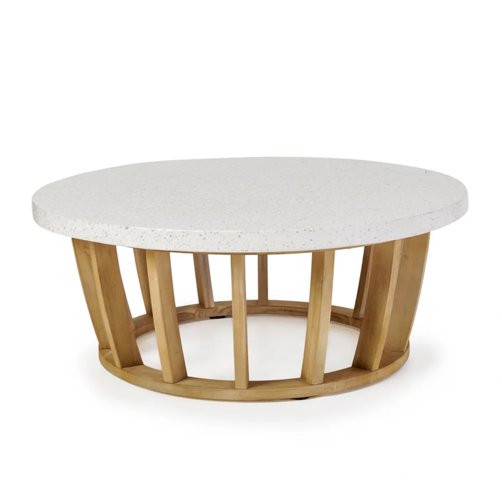 Φωτογραφία προϊόντος: LIBERTA ITHAKA COFFEE TABLE ΦΥΣΙΚΟ 100x100x40