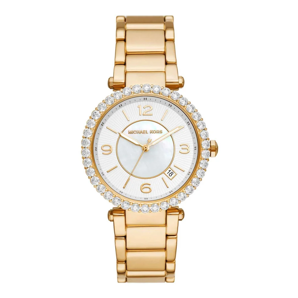 Φωτογραφία προϊόντος: MICHAEL KORS Parker Crystals Gold Stainless Steel Bracelet MK4693