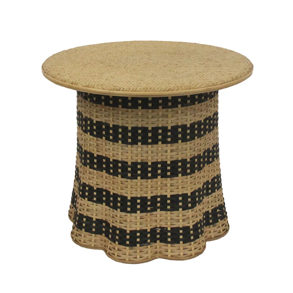 Φωτογραφία προϊόντος: LIBERTA NUBIA COFFEE TABLE ΦΥΣΙΚΟ ΜΑΥΡΟ 60x60x52.5