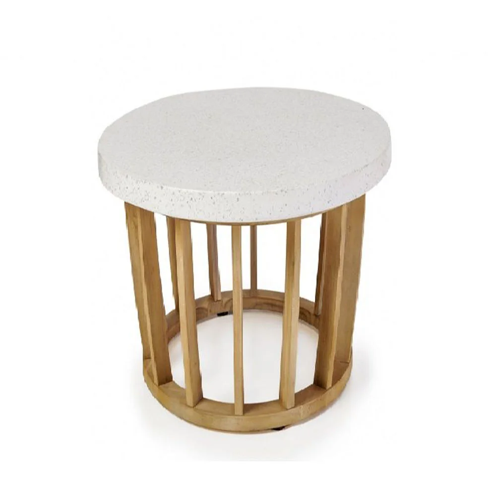 Φωτογραφία προϊόντος: LIBERTA ITHAKA SIDE TABLE ΦΥΣΙΚΟ 50x50x53