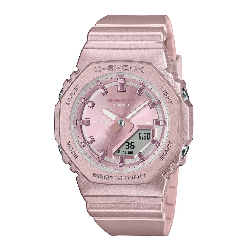 Φωτογραφία προϊόντος: CASIO G-SHOCK Chronograph Pink Bio-based Resin Strap GMA-P2100ST-4AER