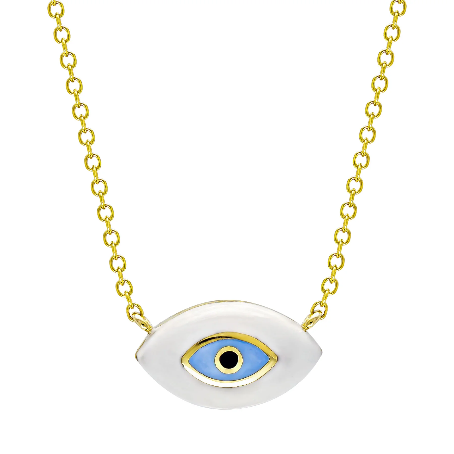Φωτογραφία προϊόντος: Κολιέ Ματάκι από Κίτρινο Χρυσό 9 Καρατίων KL2981