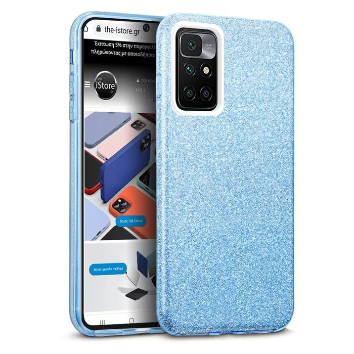 Φωτογραφία προϊόντος: Hybrid Strass Blue Case Xiaomi Poco M4 Pro 5G