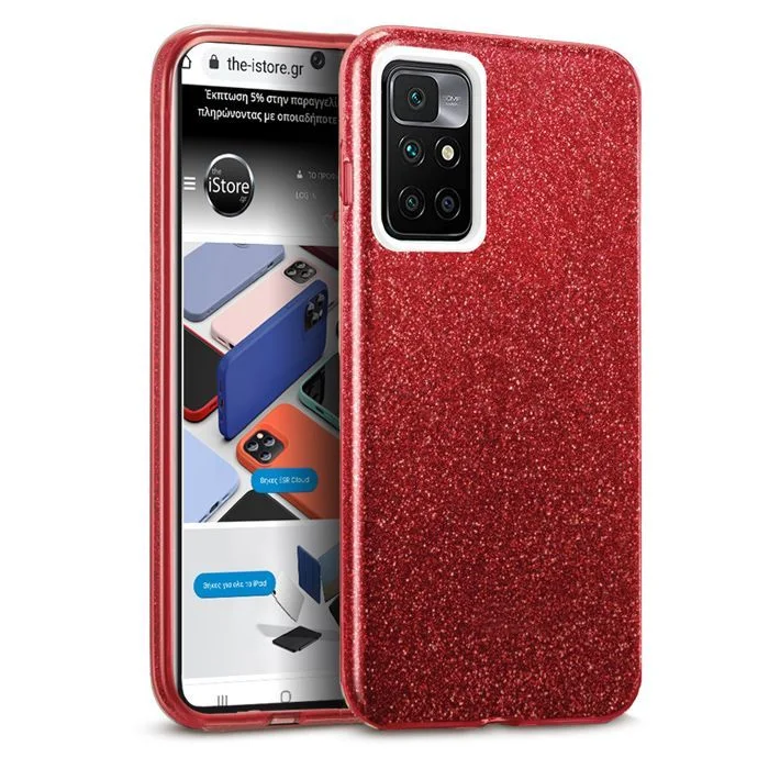 Φωτογραφία προϊόντος: Hybrid Strass Red Case Xiaomi Poco M4 Pro 5G