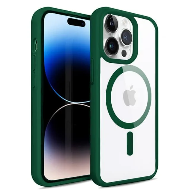 Φωτογραφία προϊόντος: OEM iPhone 14 Pro MagSafe Case Clear Cyprus Green