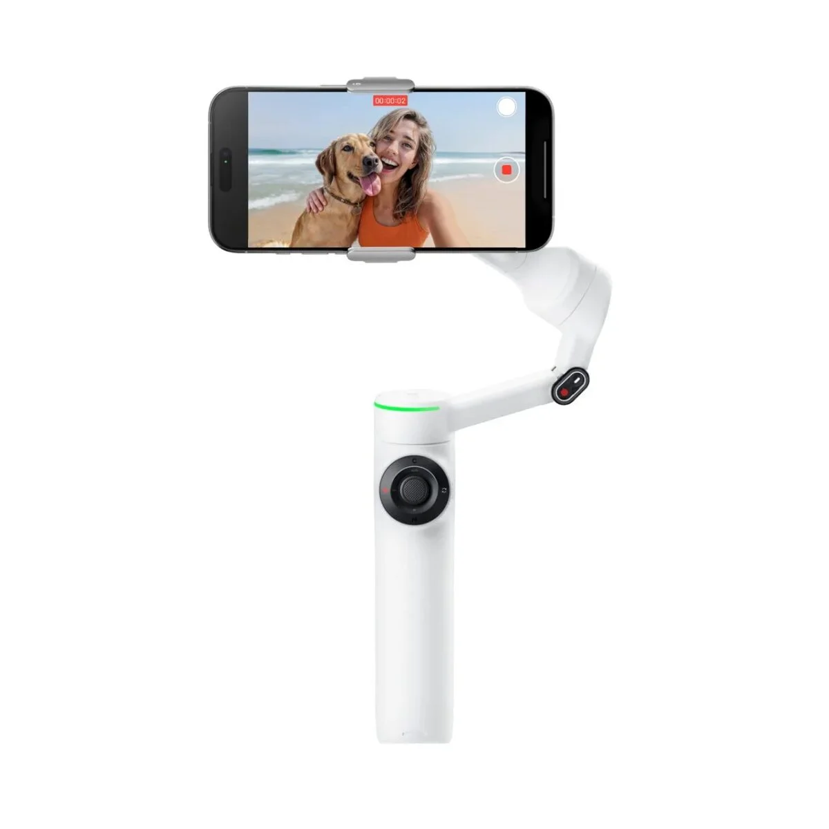 Φωτογραφία προϊόντος: Insta360 Flow 2 Pro Standard Version (White) A.I. Powered Gimbal Stabilizer for Smartphone USB-C