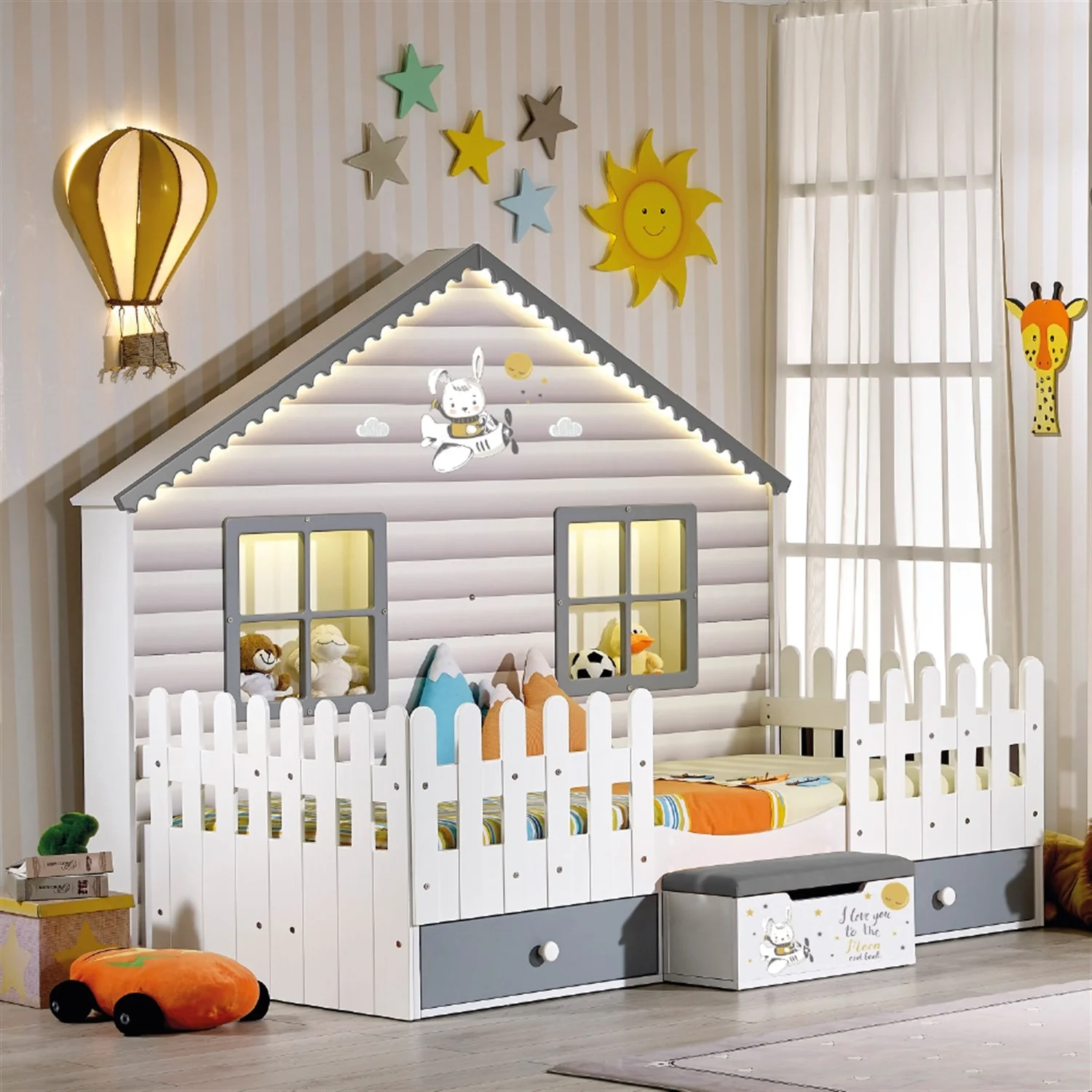 Φωτογραφία προϊόντος: Meltem Montessori House - Ξύλο / MDF με καπλαμά - 100Μx102Πx178Υ