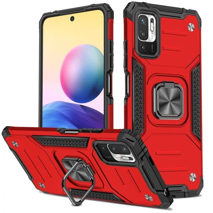 Φωτογραφία προϊόντος: Armor Ringstand Case Red Xiaomi Redmi Note 10 5G/Poco M3 Pro 5G