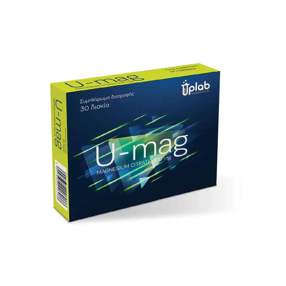 Φωτογραφία προϊόντος: Uplab Pharmaceuticals U-Mag 300mg 30 ταμπλέτες