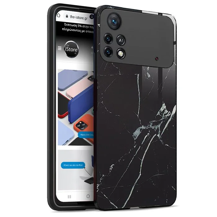 Φωτογραφία προϊόντος: Glossy Marble Black Case Xiaomi Poco X4 Pro 5G