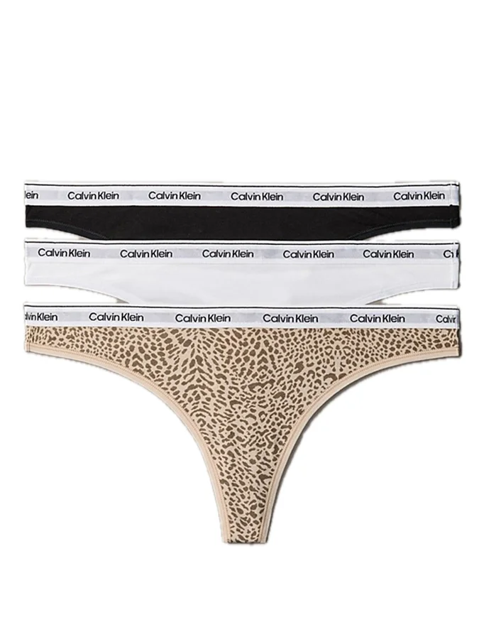 Φωτογραφία προϊόντος: CALVIN KLEIN ΓΥΝΑΙΚΕΙΑ ΣΛΙΠ STRING ICON LOGO (3PACK)